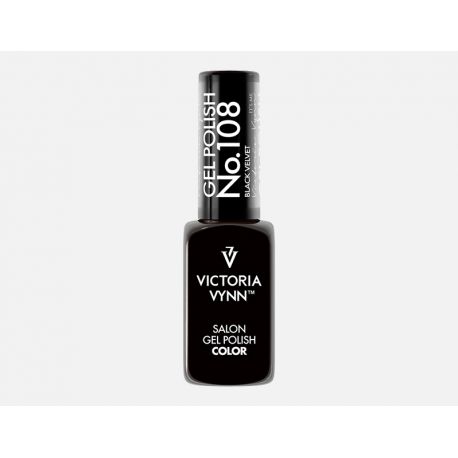 GEL POLISH Lakier hybrydowy No. 108 Black Velvet - Victoria Vynn